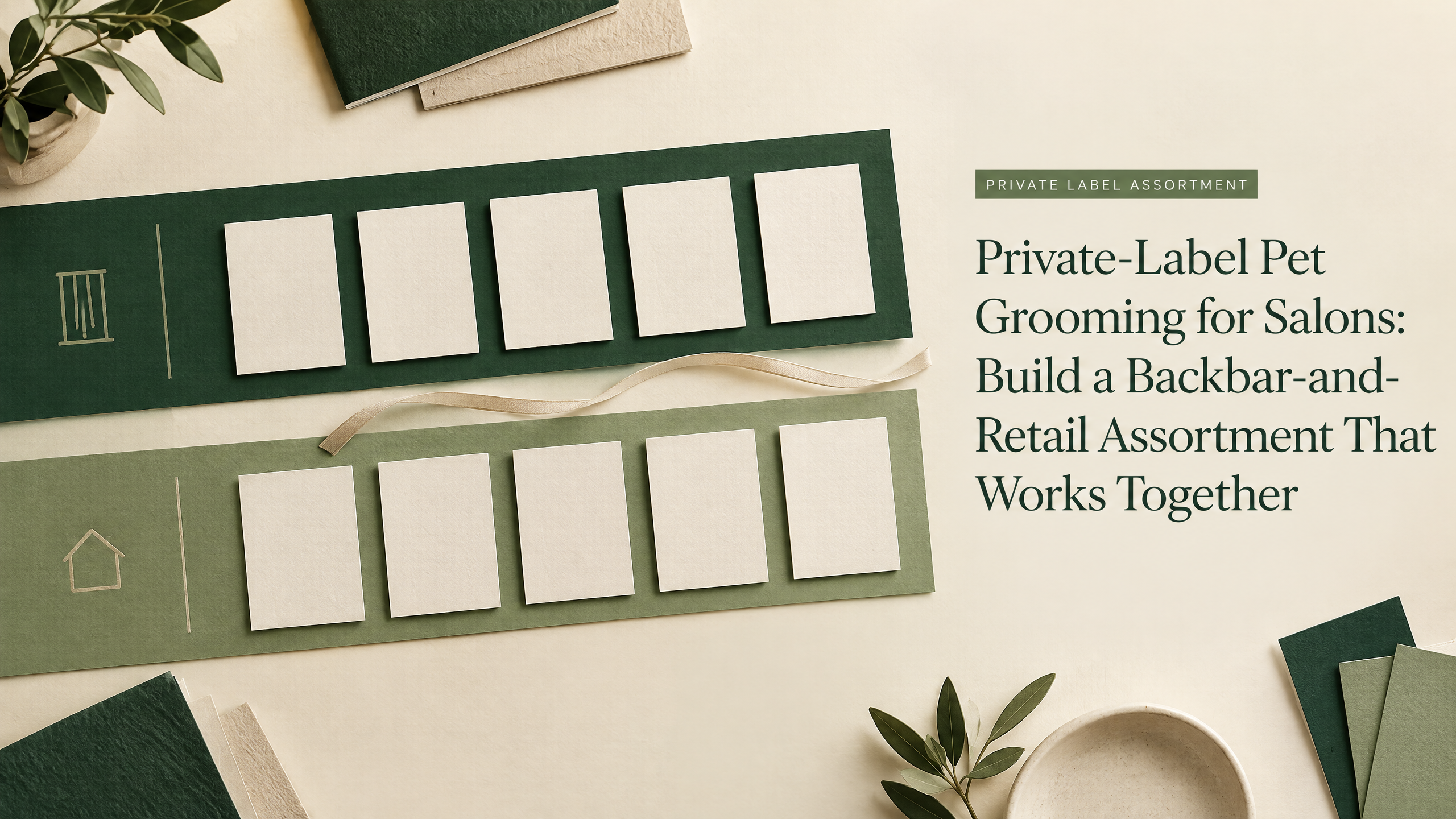 Private-Label Pet Grooming for Salons: Build a Backbar-and-Retail Assortment That Works Together