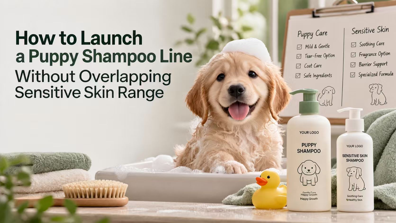 How to Launch a Puppy Shampoo Line Without Overlapping Your Sensitive-Skin Range