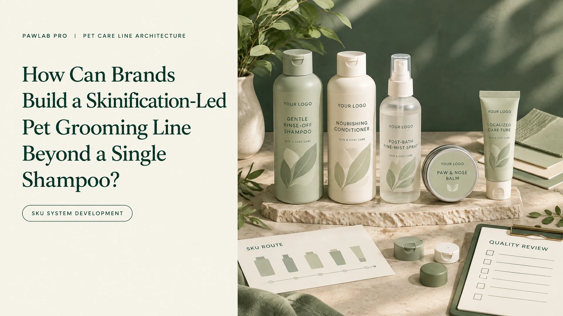 How Can Brands Build a Skinification-Led Pet Grooming Line Beyond a Single Shampoo?