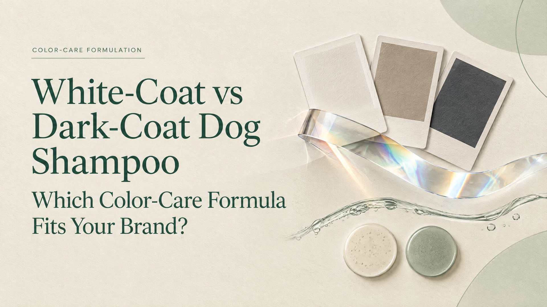 White-Coat vs Dark-Coat Dog Shampoo: Which Color-Care Formula Fits Your Brand?
